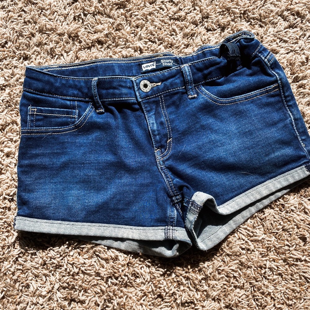 Levi’s blue jean shorts